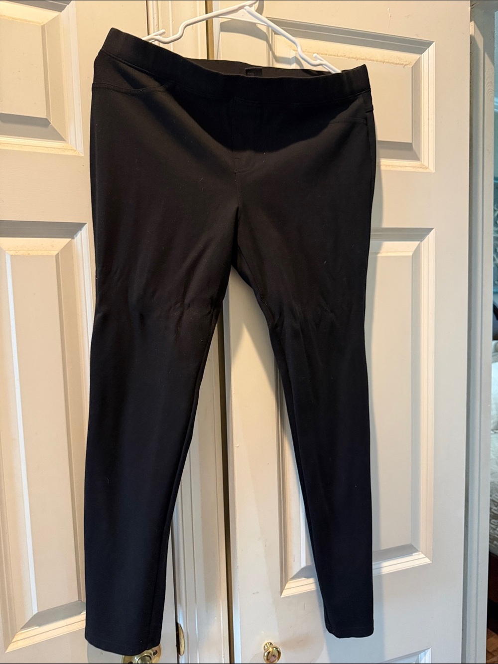 HUE Black Women's Ponte Leggings